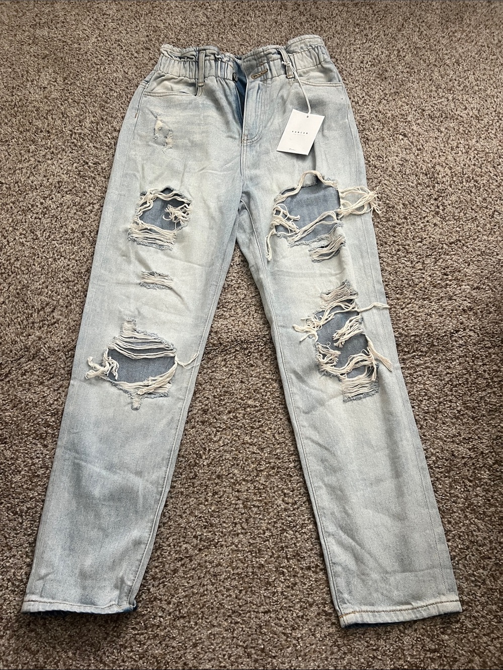 KanCan Light Blue Mom Jeans with Tag